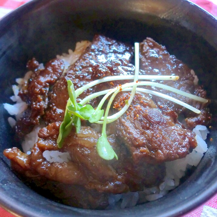 簡単ちょこっと焼き肉丼